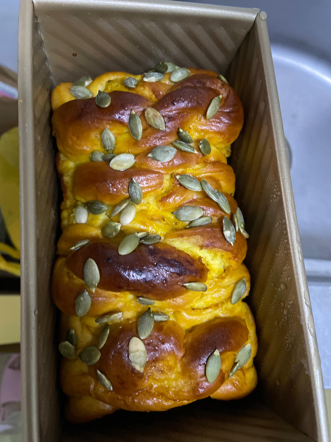 日式奶香南瓜馅吐司