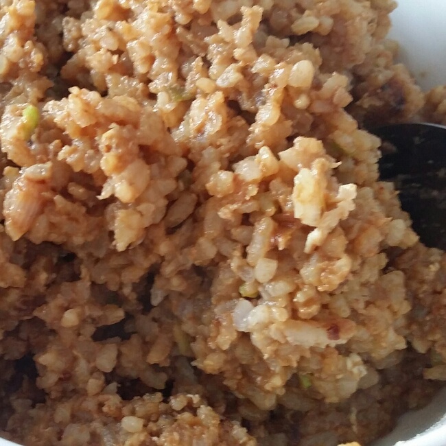 据说是 正宗酱油炒饭