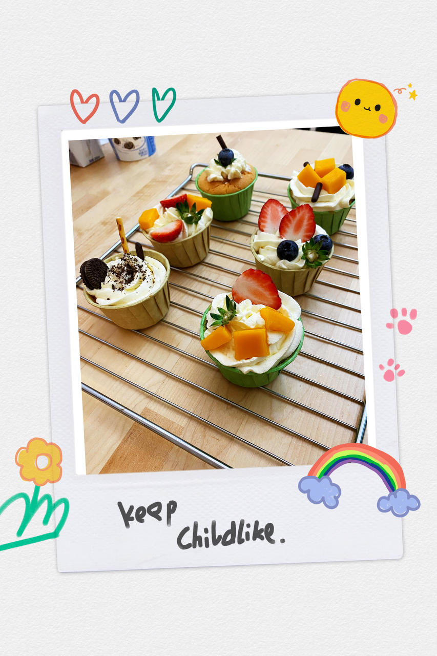 戚风纸杯蛋糕『完美不开裂』