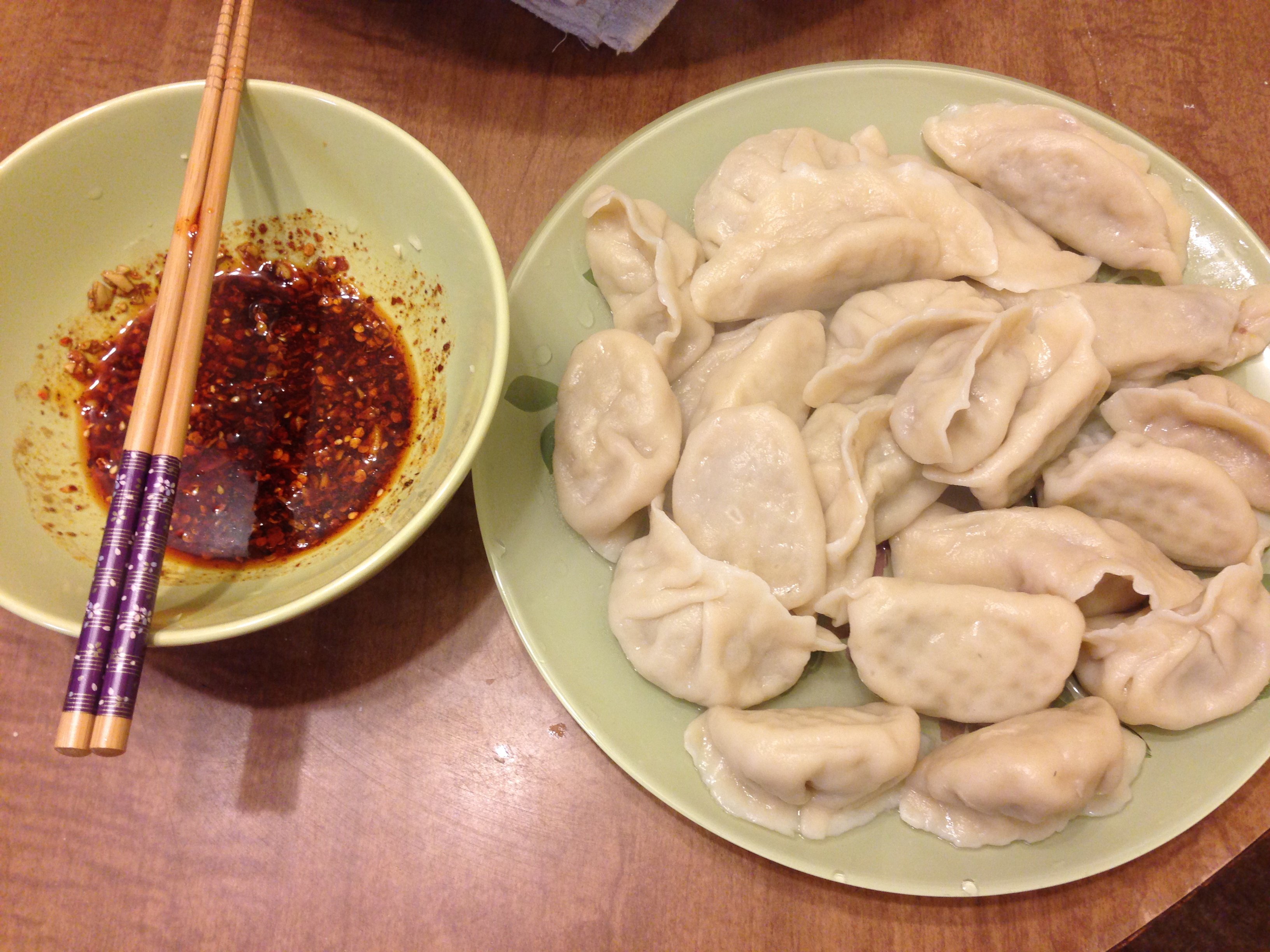 芹菜牛肉饺子
