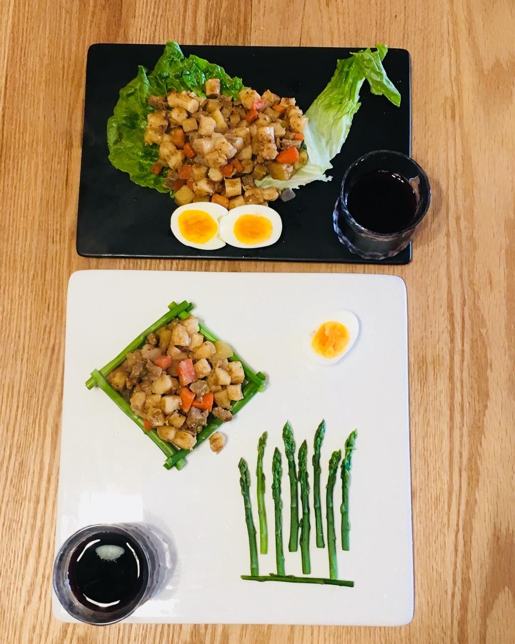 黑椒年糕牛肉粒