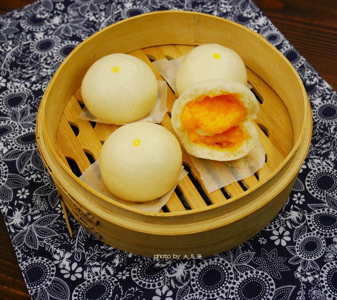 大忌廉做的黄金流沙包&干蒸烧麦