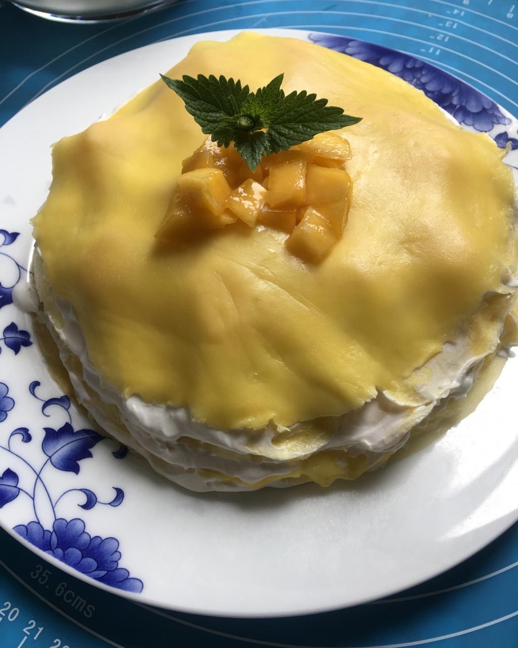 芒果千层蛋糕，100%成功告别煎皮无能