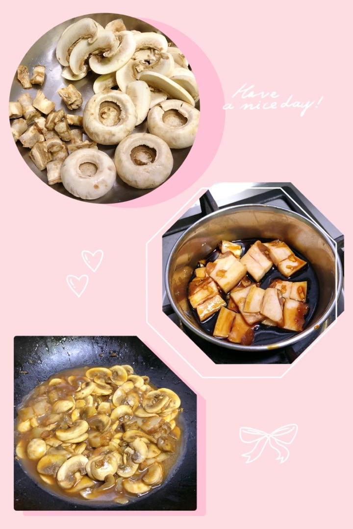 口蘑炒肉
