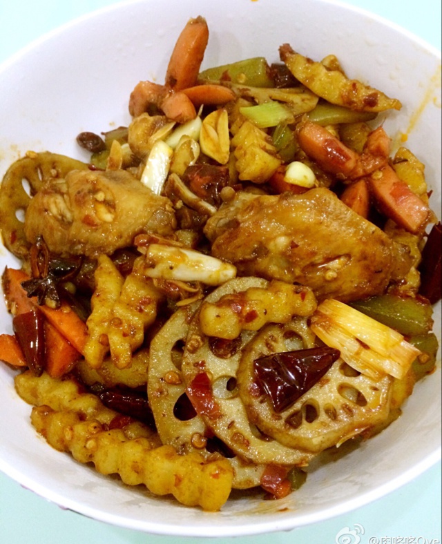 香辣干锅鸡翅