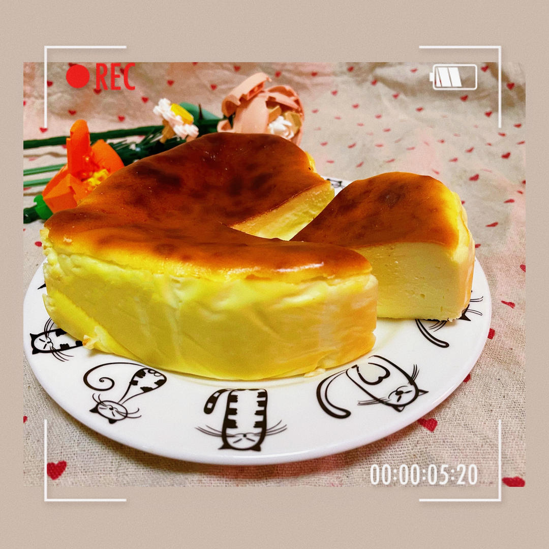 巴斯克芝士蛋糕『最简单的蛋糕』零失败🔥芝士控