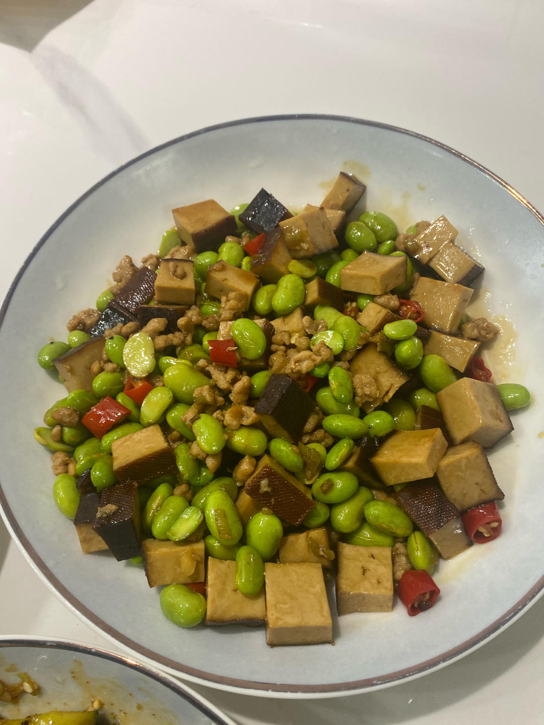 毛豆炒香干｜家常小炒