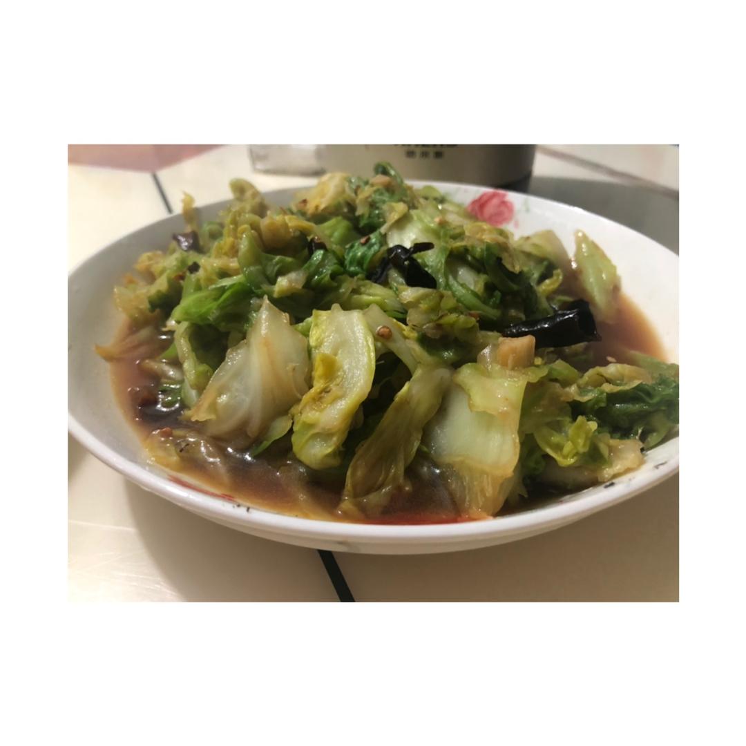 炝炒圆白菜