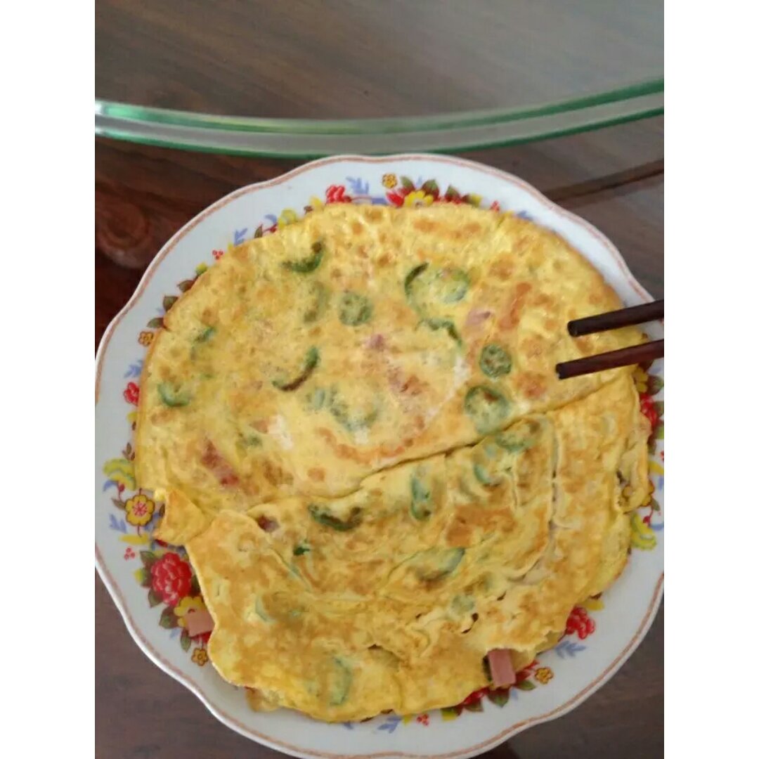 火腿鸡蛋饼