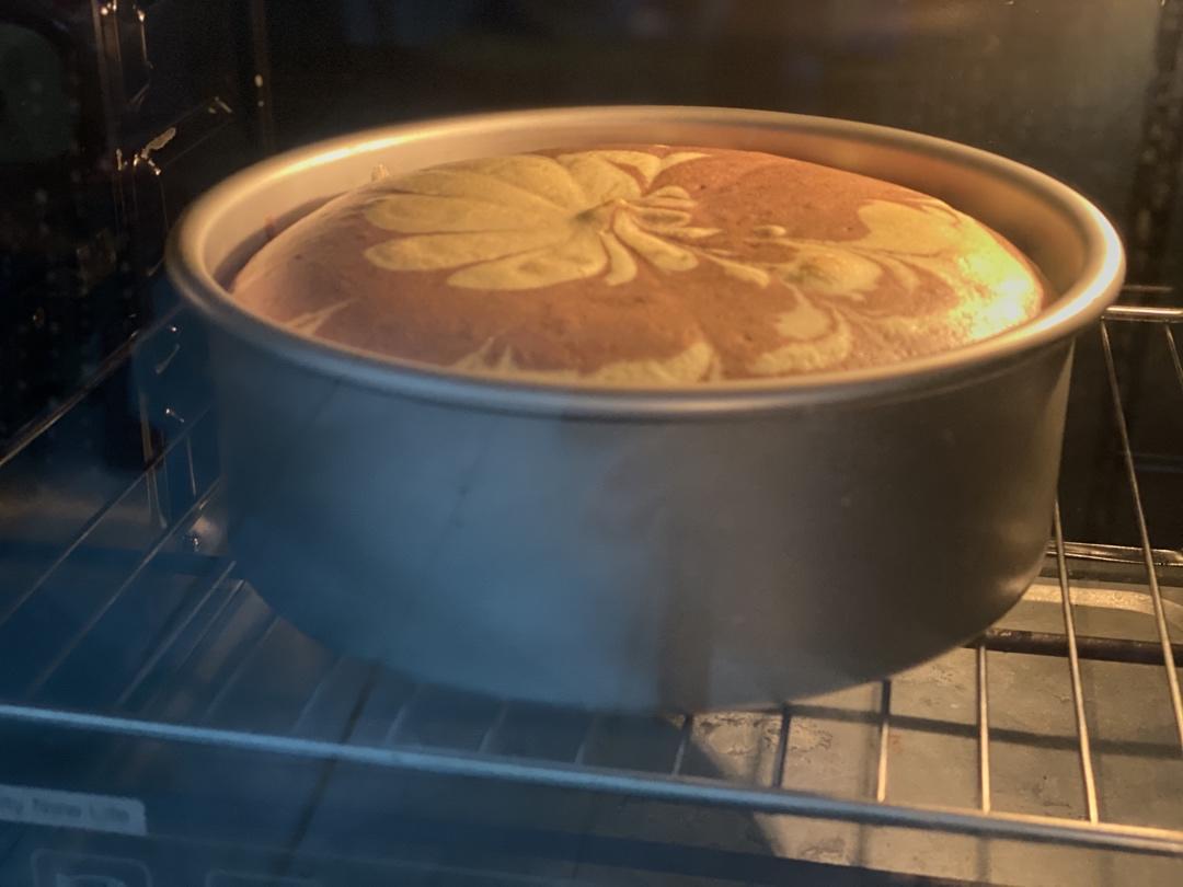 绿斑马戚风蛋糕