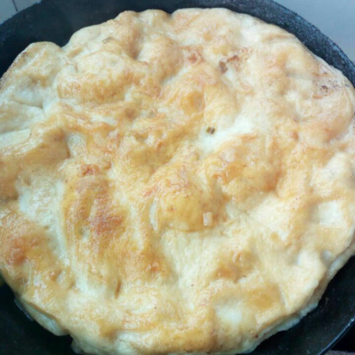 豆角烀饼