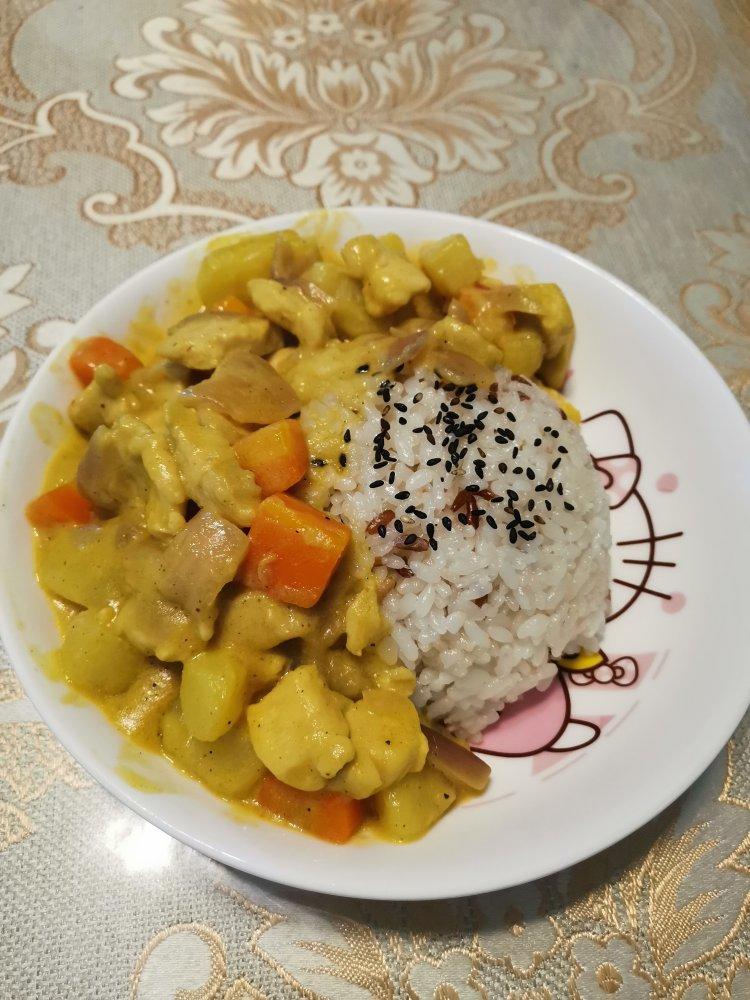 咖喱鸡饭