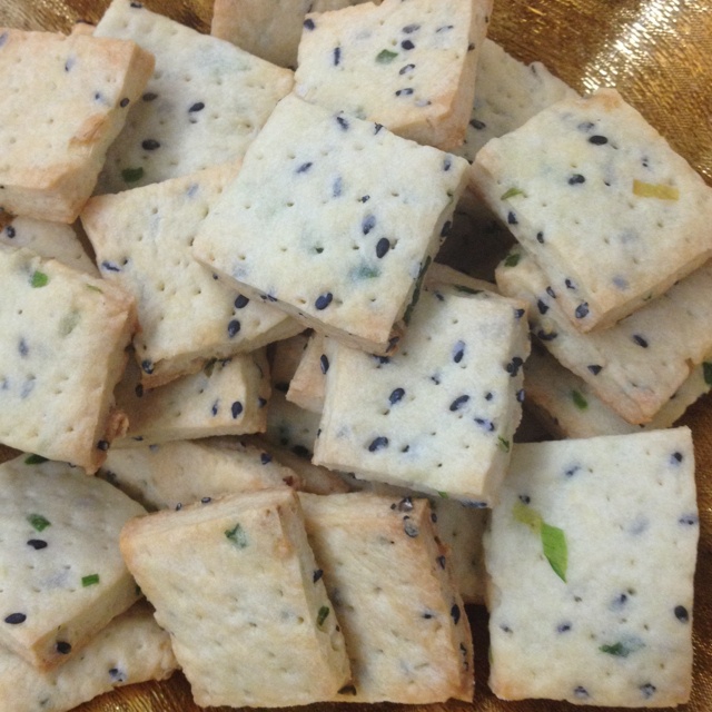 黑芝麻咸香饼干