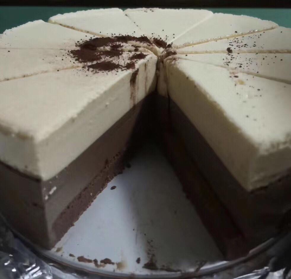 黑白巧克力慕斯蛋糕