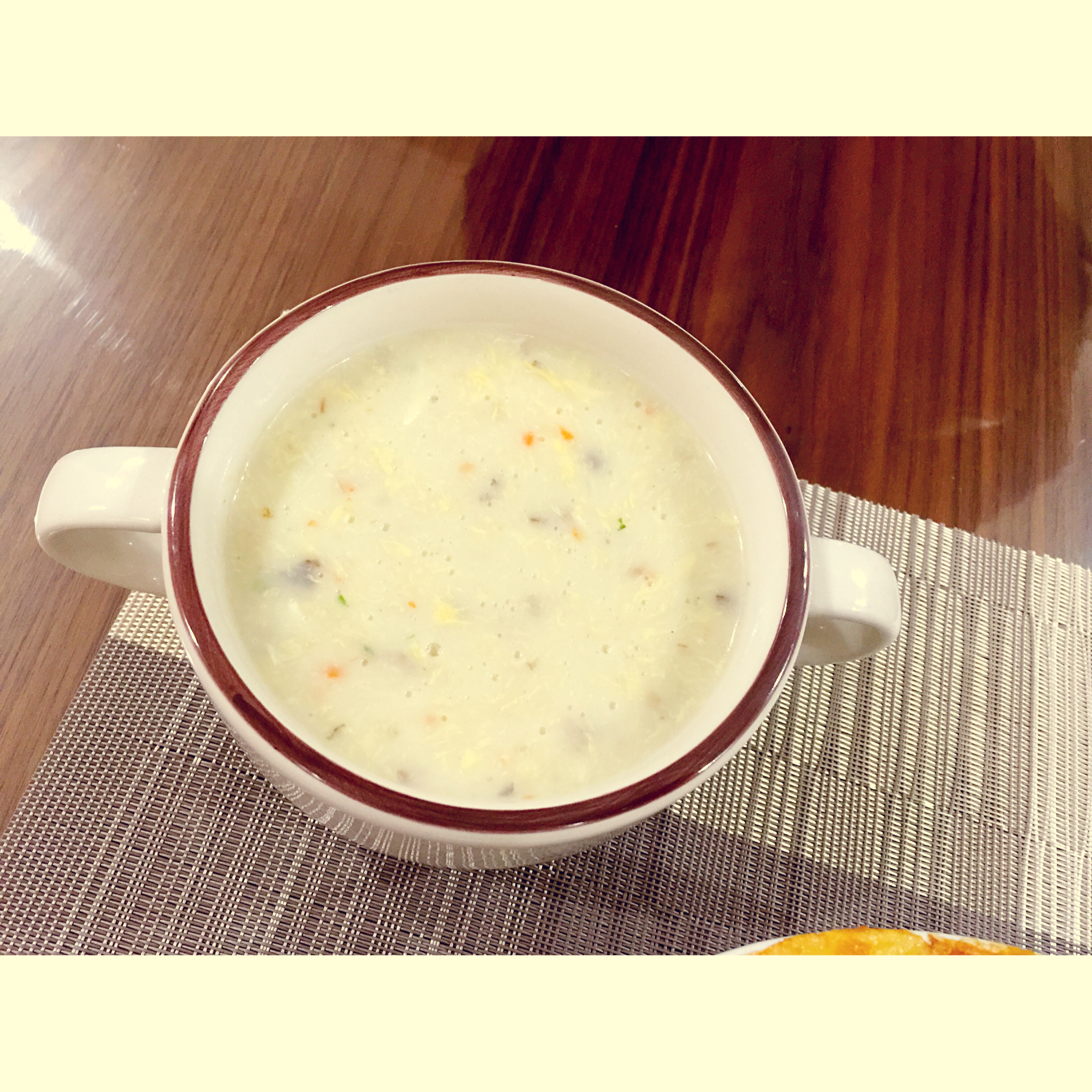 效仿必胜客之---奶油蘑菇汤