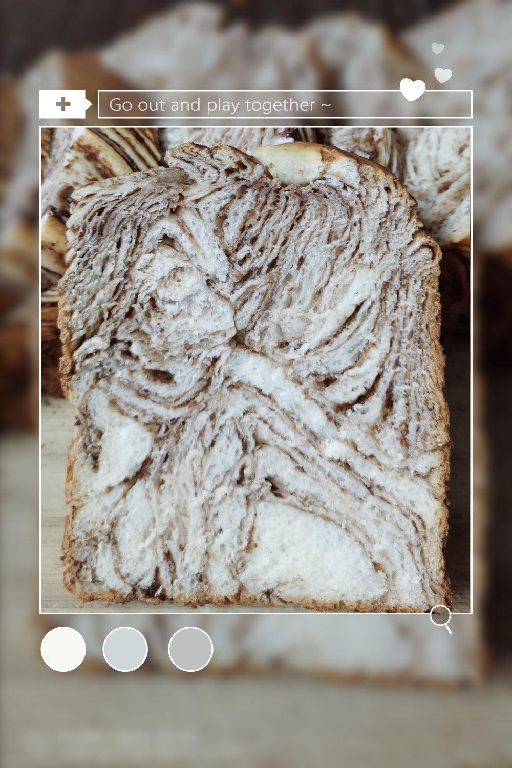 豆沙大理石吐司