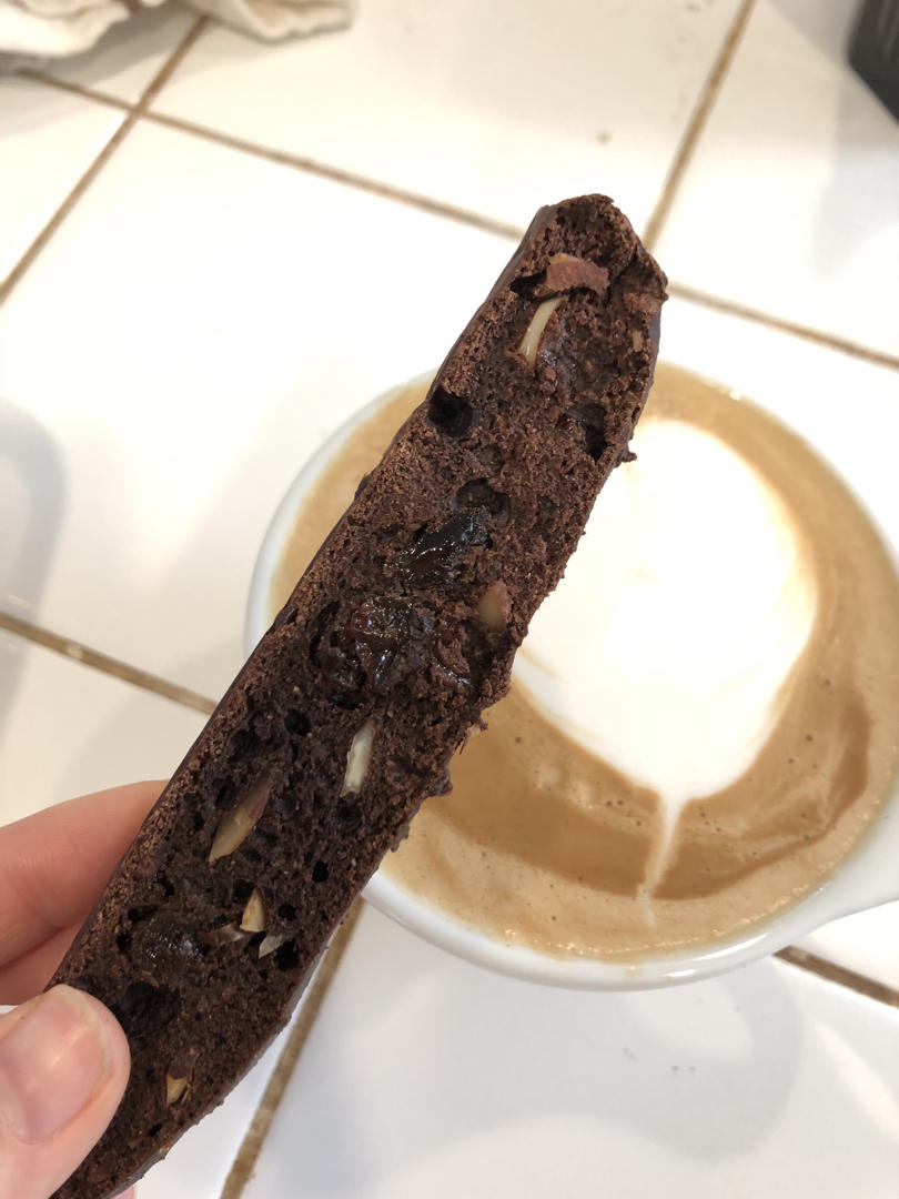 全麦香蕉巧克力意式脆饼