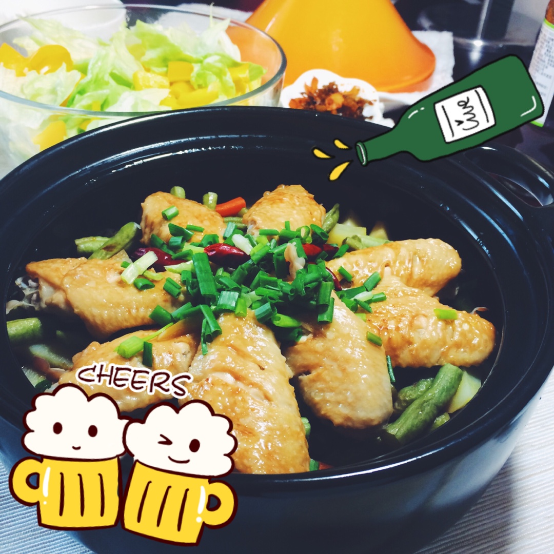 香薯鸡翅锅(塔吉锅)