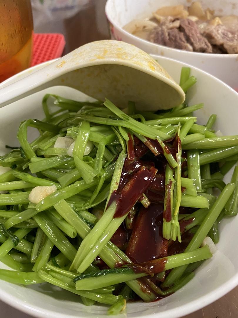 腐乳空心菜，好吃还减肥