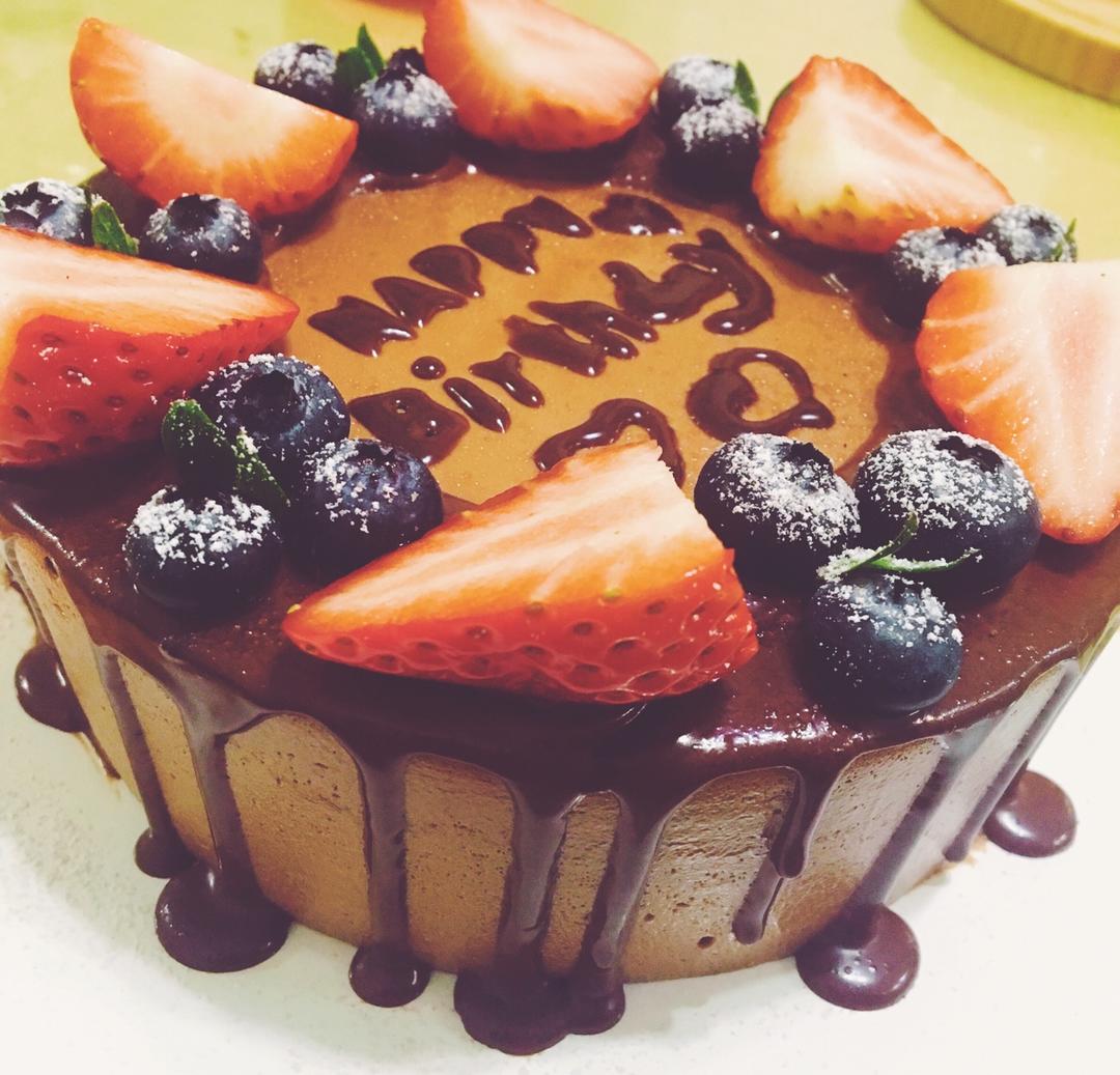 蛋糕淋面之一：甘那许淋面（详细解答淋面太稠的问题）