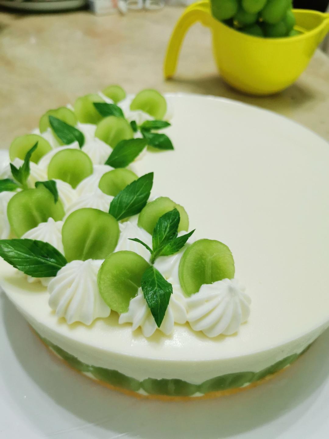 搬运【青提酸奶慕斯蛋糕】—cooking tree