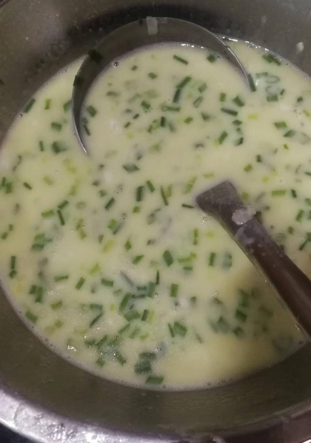 简单好吃的鸡蛋香葱摊饼