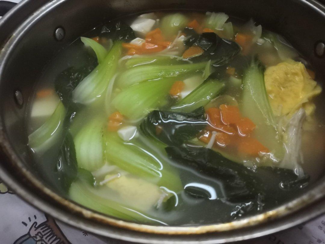 青菜豆腐汤