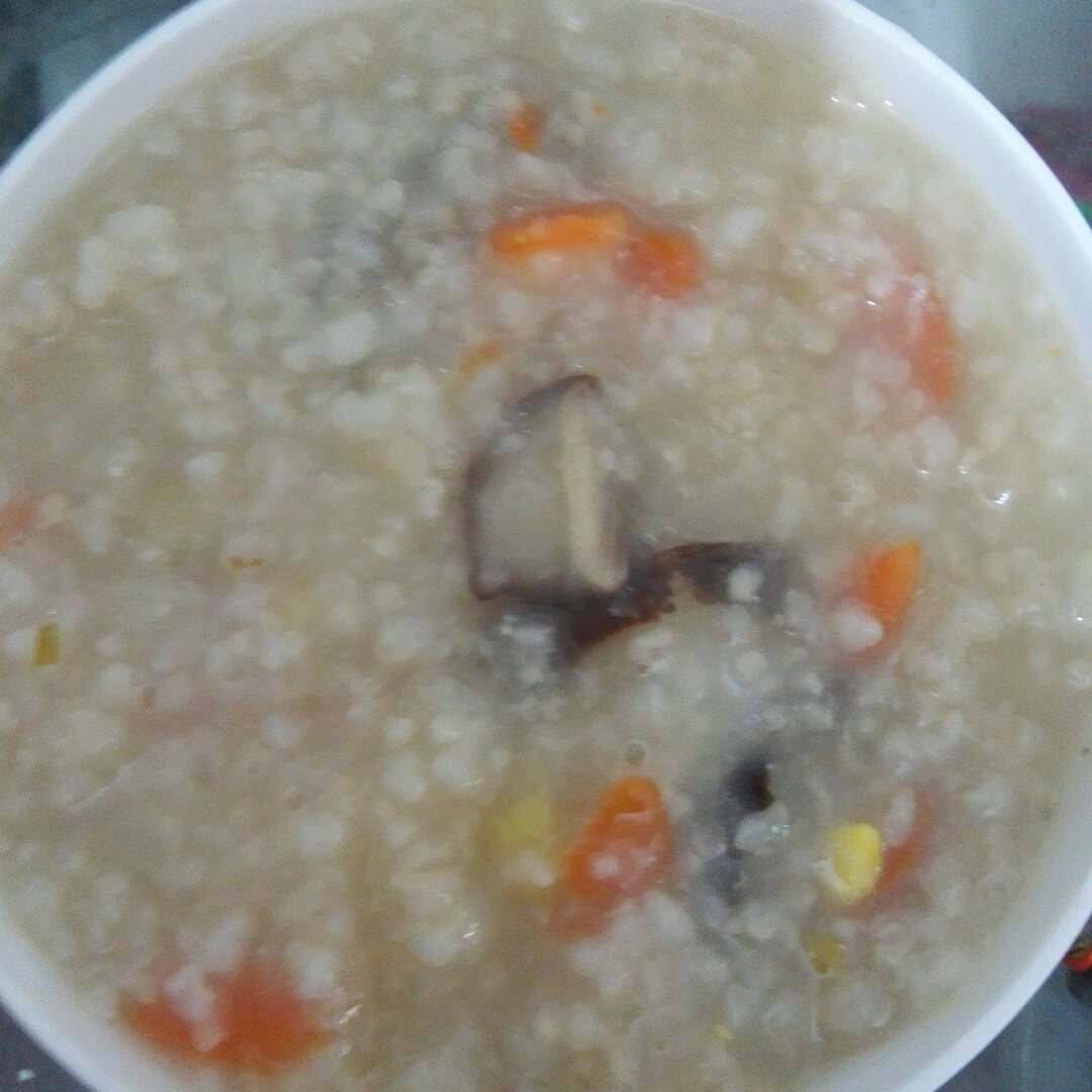 香菇鸡蛋粥