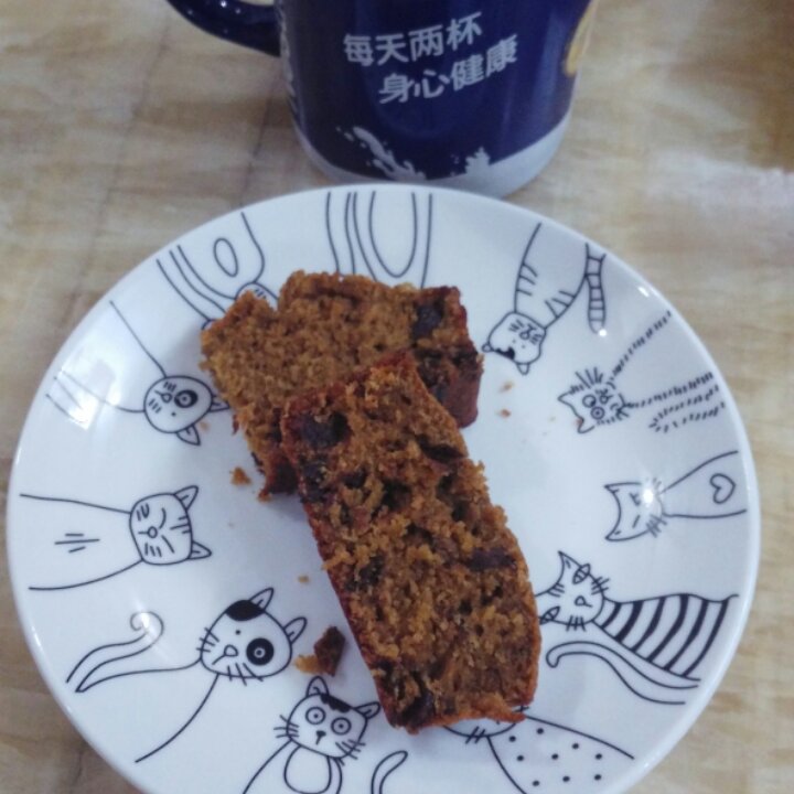 红枣榛子磅蛋糕