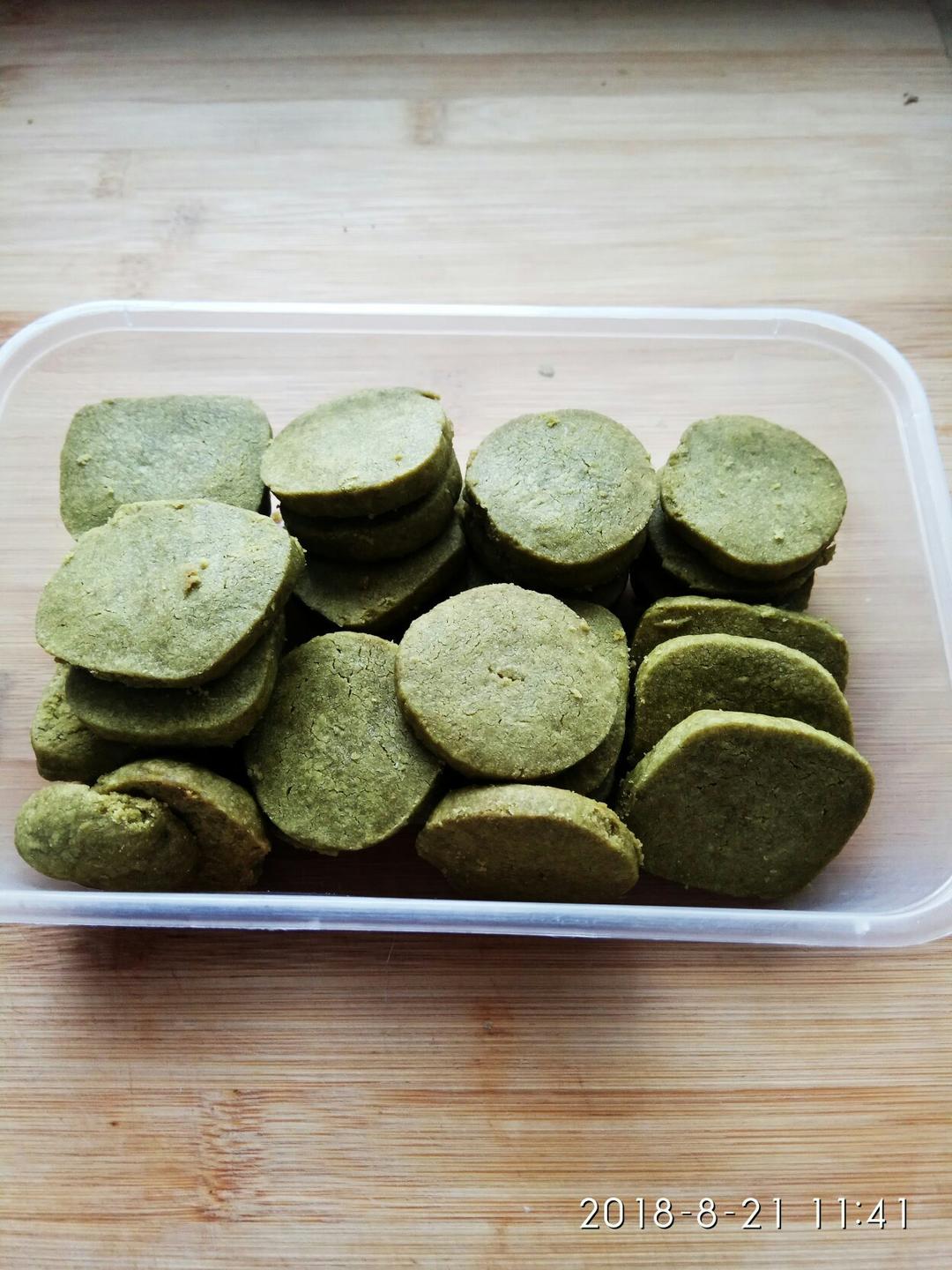 抹茶杏仁饼干