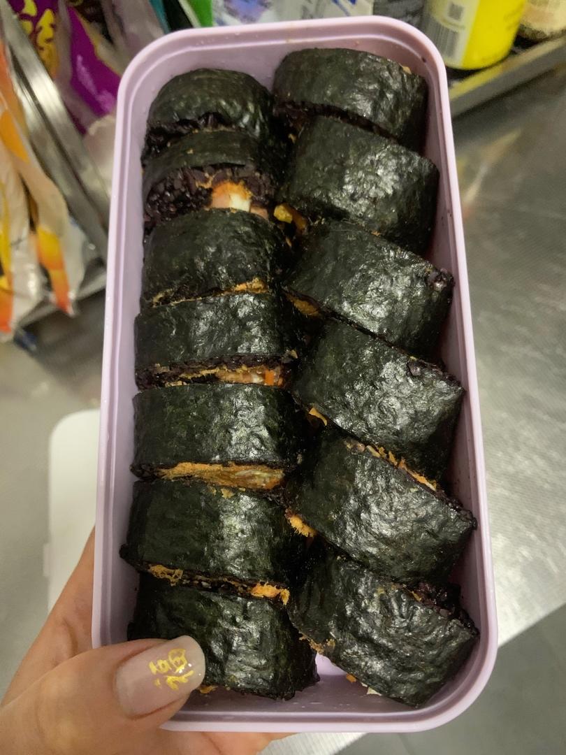韩国朋友亲授的紫菜包饭김밥