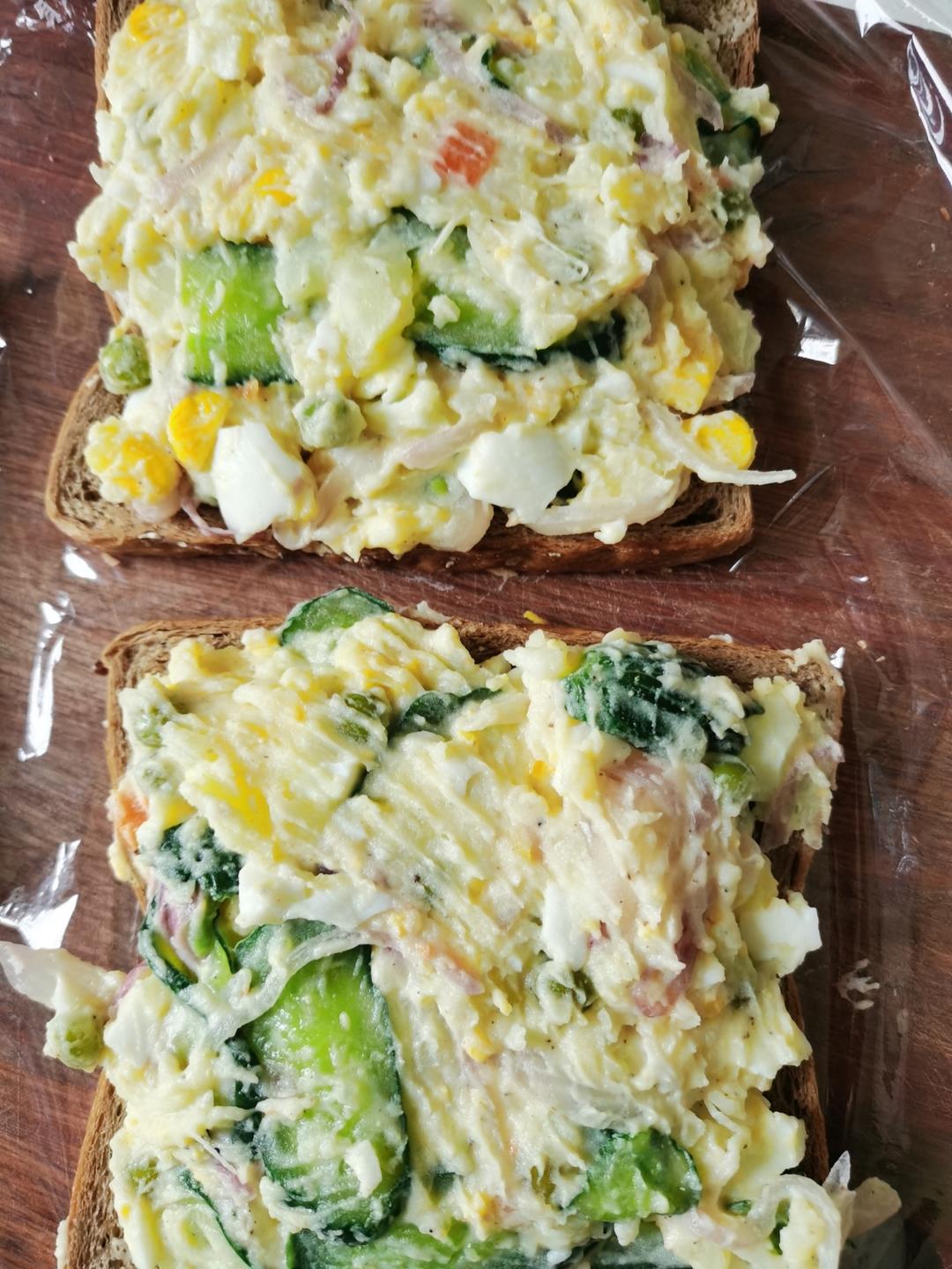 快手早餐系列之马铃薯泥三明治