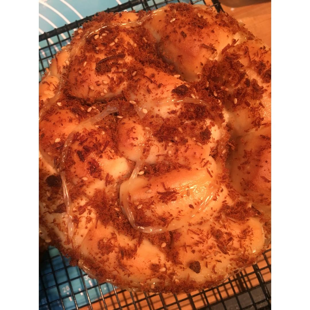 肉松手撕面包—超软会爆浆的面包哟