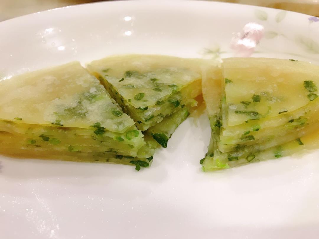 葱油饼（饺子皮版）