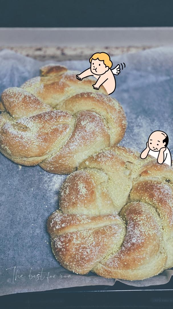 一口入魂的皇冠小米面包