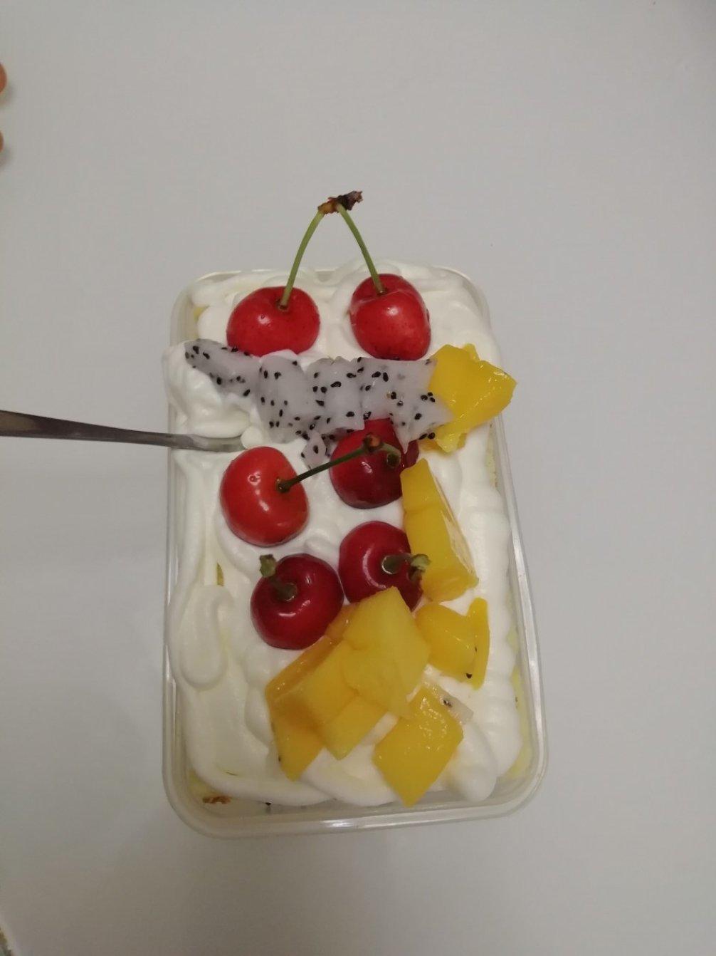 水果盒子蛋糕（低糖低油版）