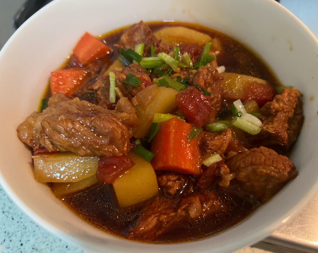 番茄土豆炖牛腩