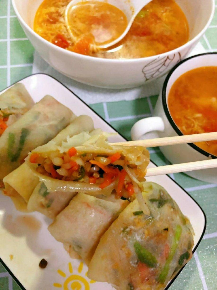 自制闽南润饼皮（薄饼皮）福建春卷皮-水面的黄金比例