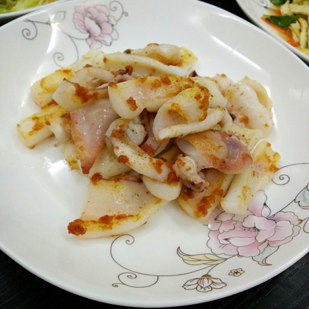 香煎小鱿鱼