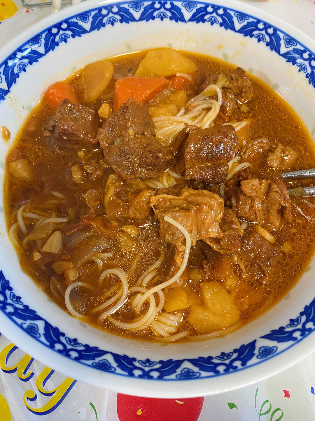 番茄土豆炖牛腩