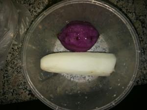 银耳紫薯山药羹的做法 步骤1