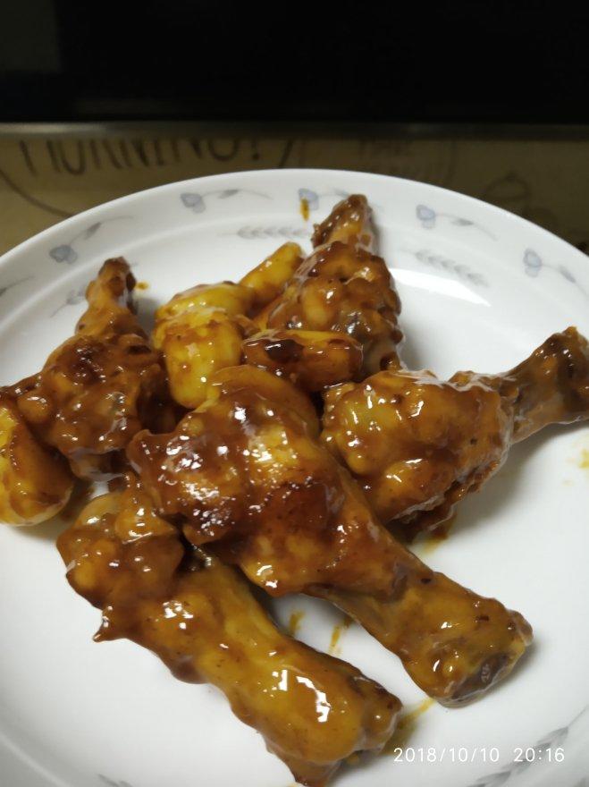 蒜香蚝油鸡翅中