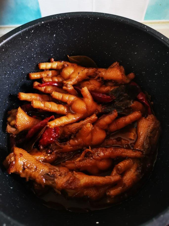 香辣烧鸡爪