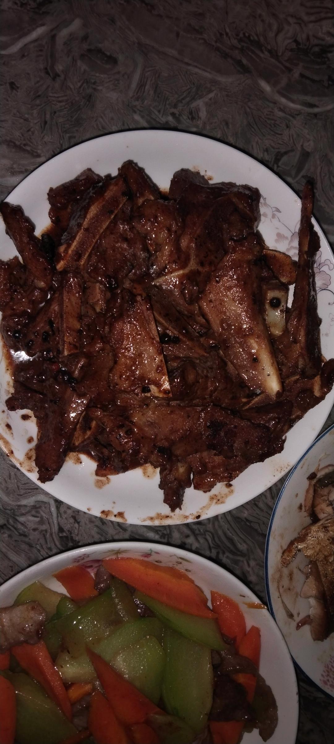 无油版烤箱黑胡椒牛仔骨
