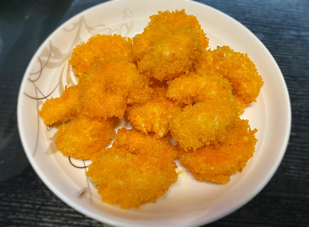 炸虾球，不用炸粉也香酥