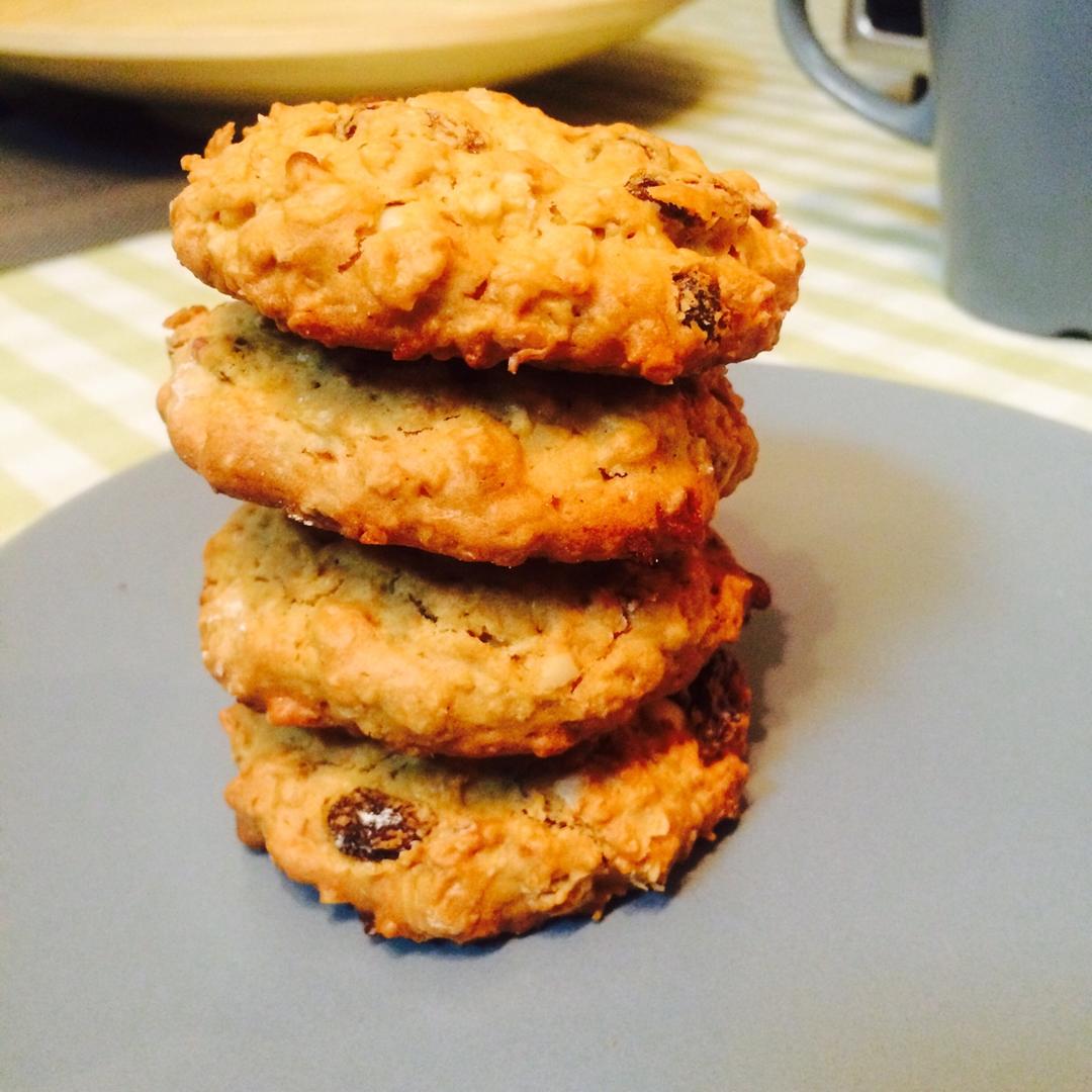 黄糖燕麦葡萄甜饼