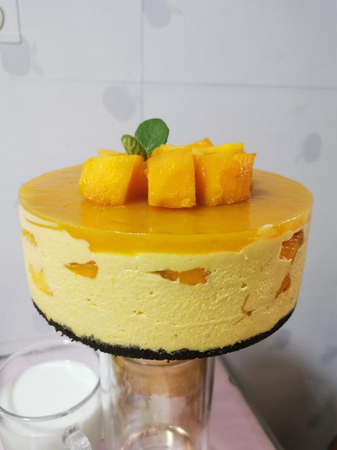 【视频】芒果慕斯（6寸） | 含镜面果胶配方