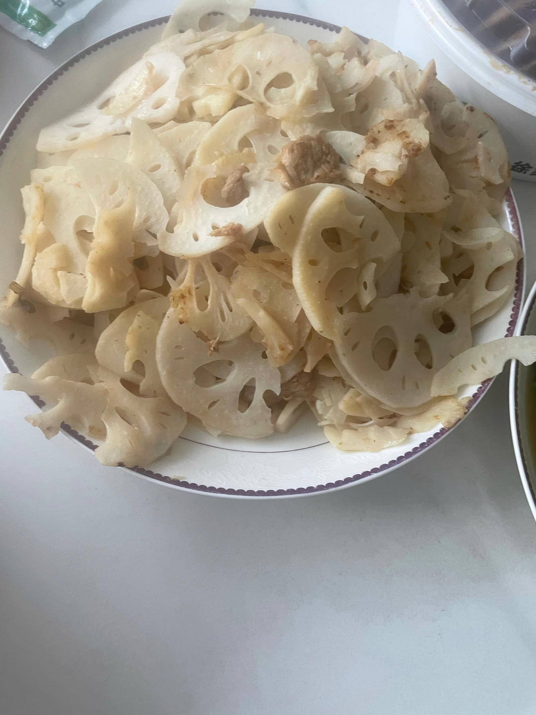 莲菜（莲藕）炒肉丝