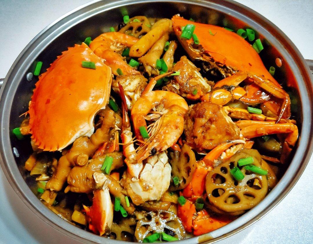 胖哥俩肉蟹煲