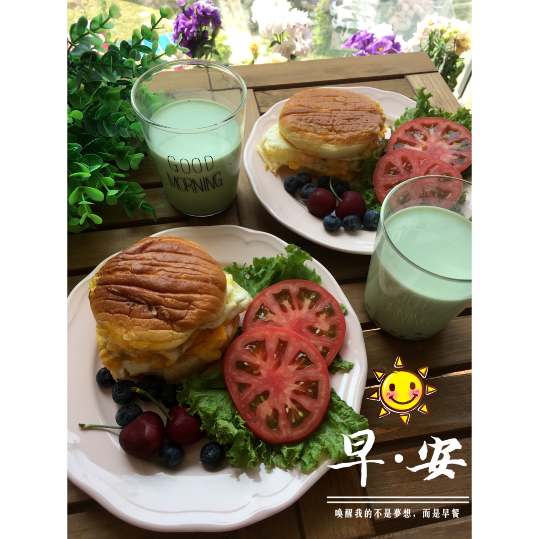 芝士虾仁三明治